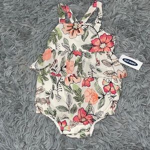 Old Navy 6-12 Month Spaghetti Strap Romper